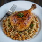 Spiced Roast Chicken with Chickpeas and Couscous